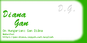 diana gan business card